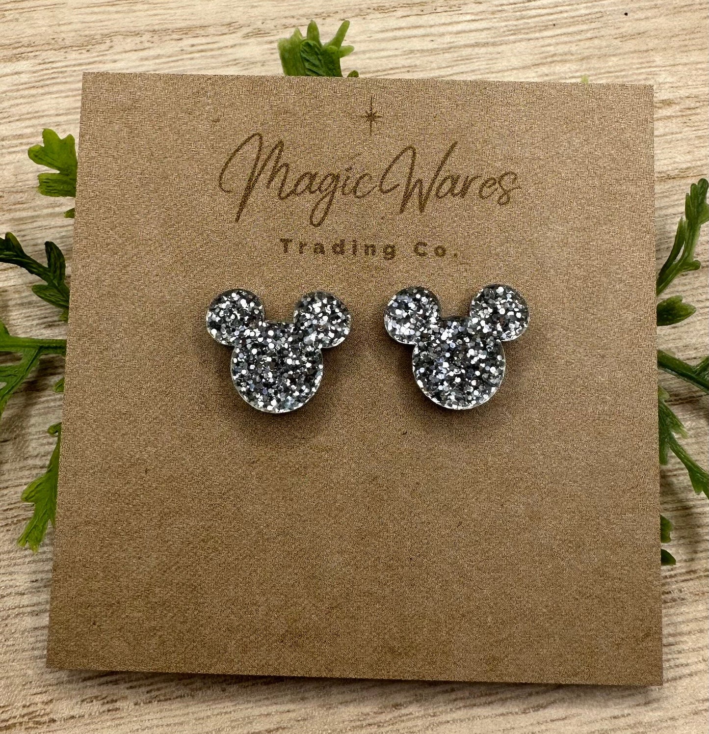 Silver Glitter Stud, Laser cut Earrings, Made to order, Laser Engraved, Pierced Earlobe, Stainless Steel, Post earrings