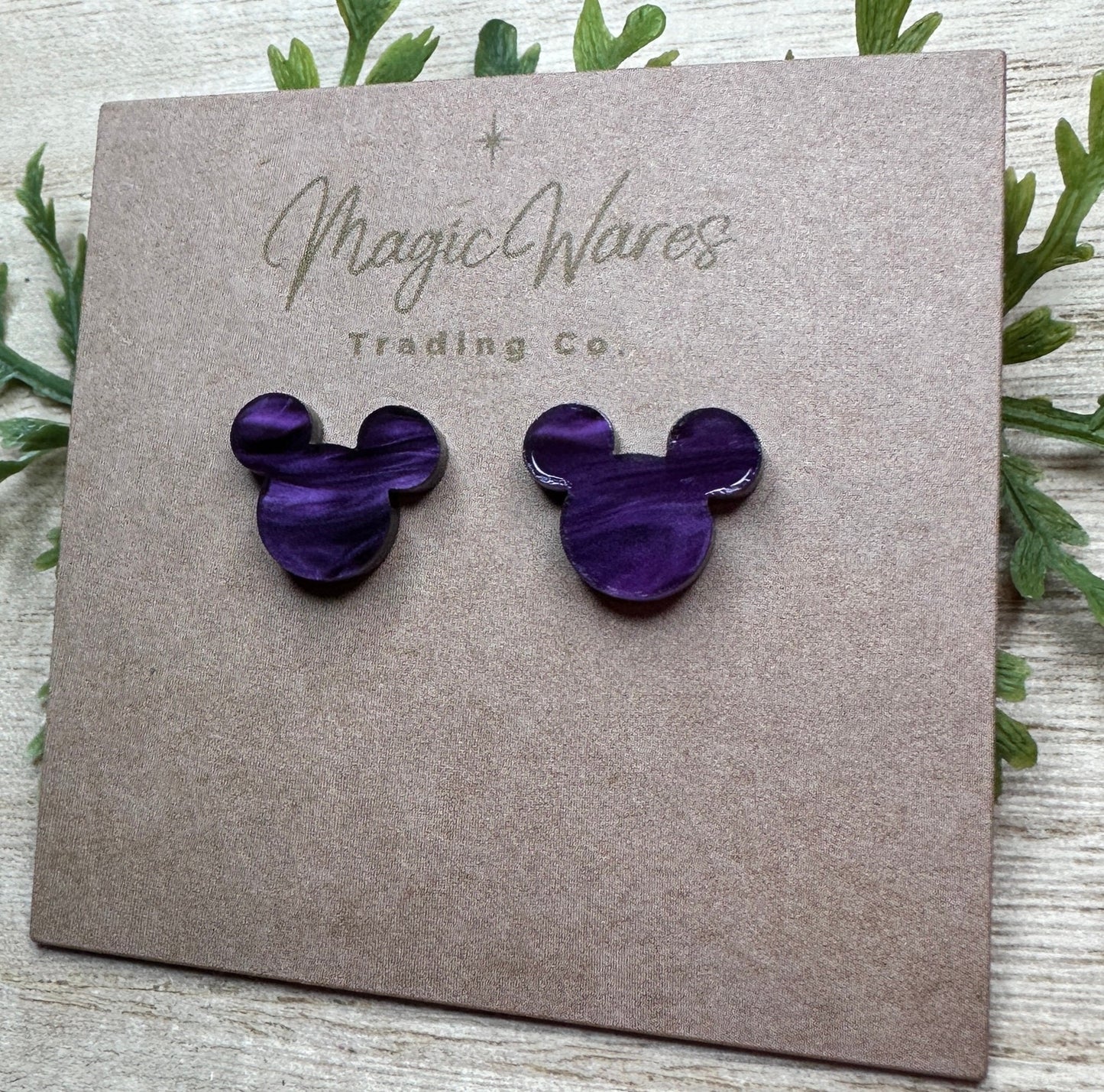 Purple Marble Swirl Stud, Laser cut Post back Earrings, Dark Purple Swirl Acrylic, Pierced Earlobe, Stainless Steel Post earrings