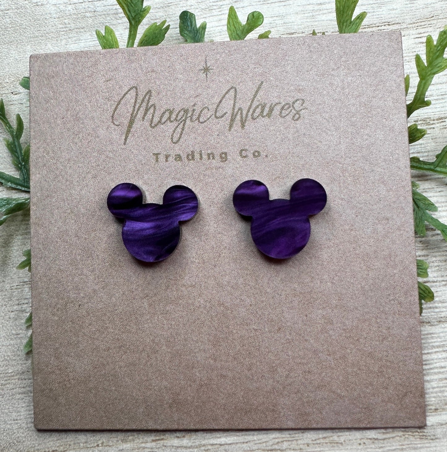 Purple Marble Swirl Stud, Laser cut Post back Earrings, Dark Purple Swirl Acrylic, Pierced Earlobe, Stainless Steel Post earrings