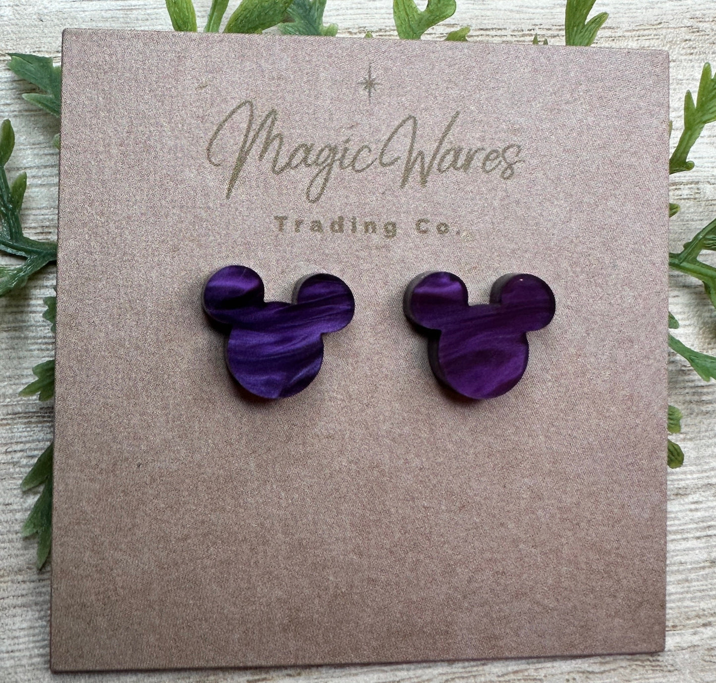 Purple Marble Swirl Stud, Laser cut Post back Earrings, Dark Purple Swirl Acrylic, Pierced Earlobe, Stainless Steel Post earrings