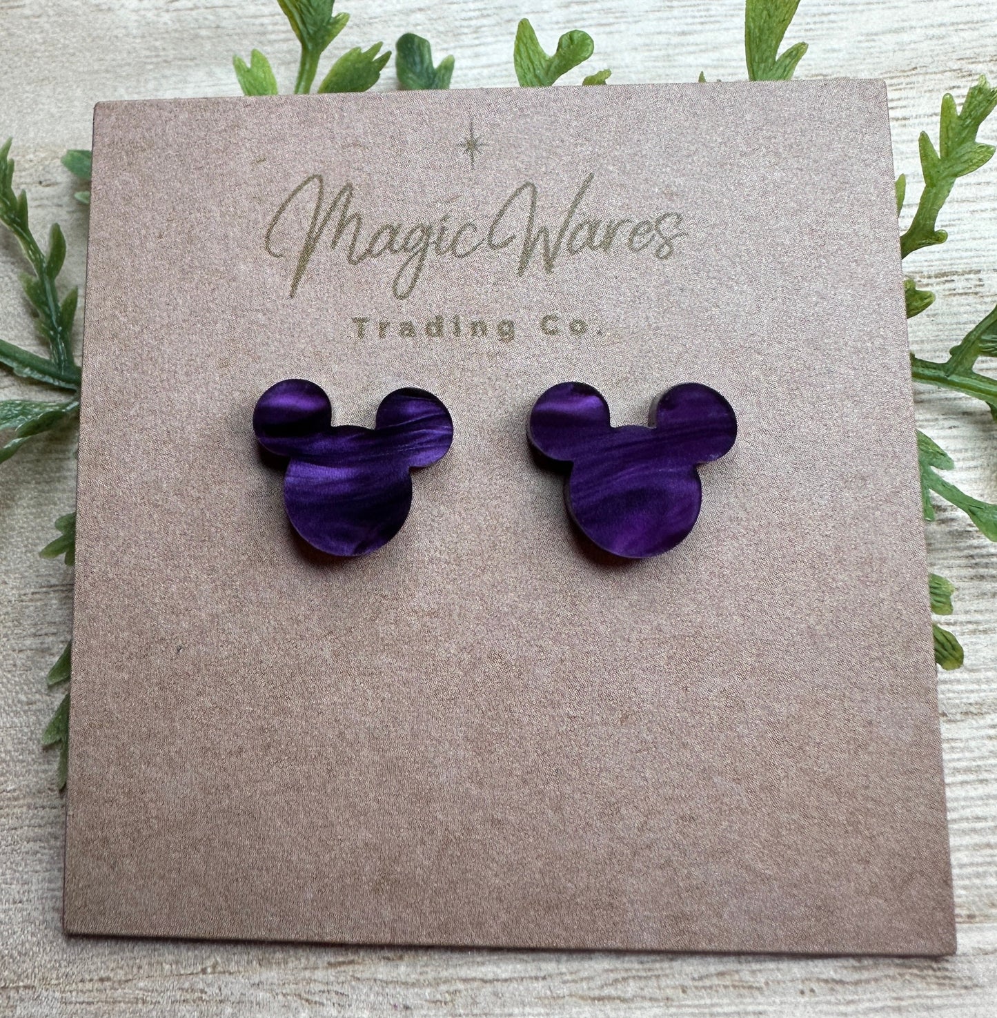 Purple Marble Swirl Stud, Laser cut Post back Earrings, Dark Purple Swirl Acrylic, Pierced Earlobe, Stainless Steel Post earrings